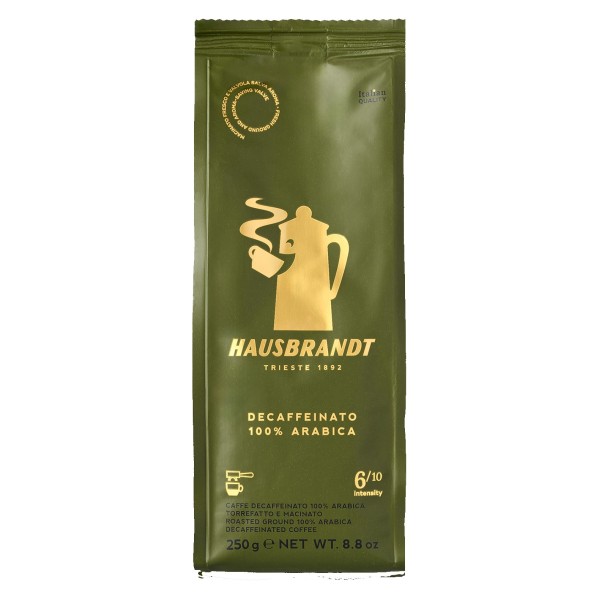 Hausbrandt Decaffeinato мляно в метална кутия 0.250 кг.